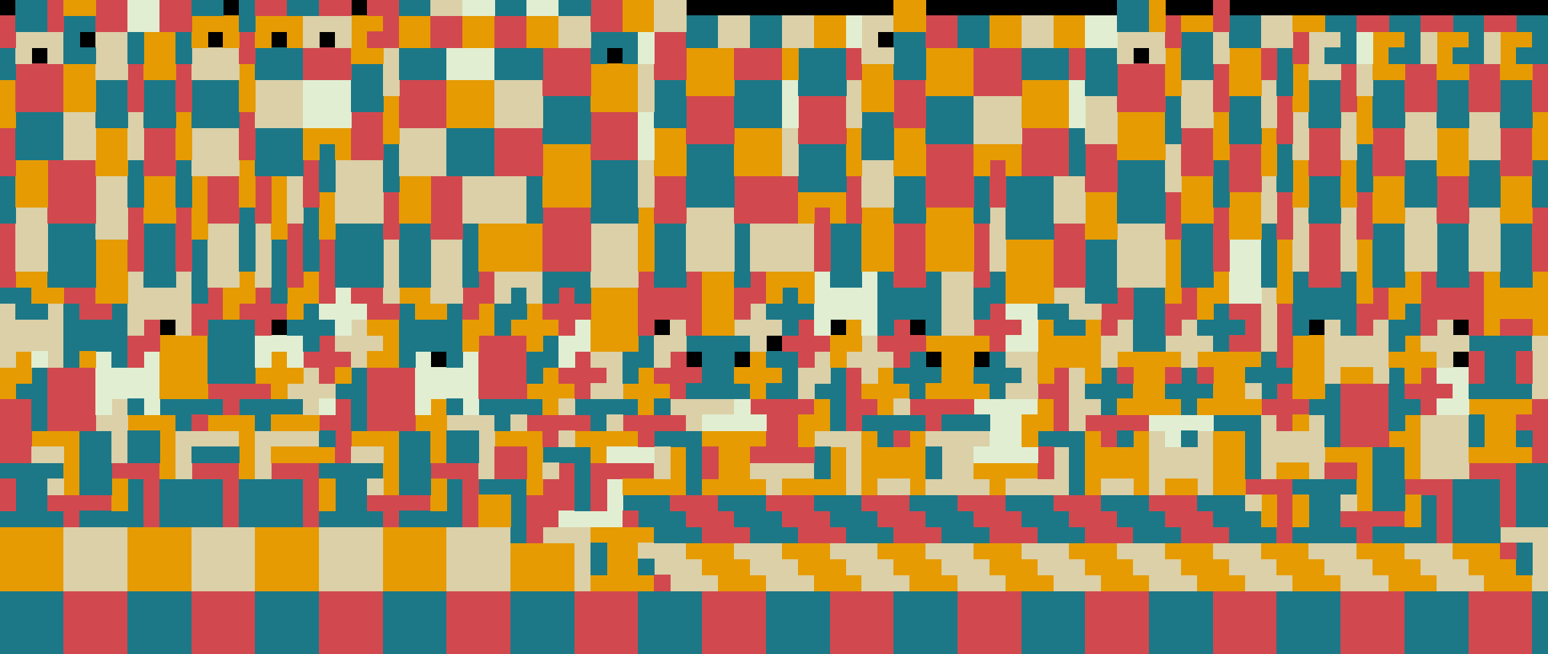 a layout of rectilinear shapes